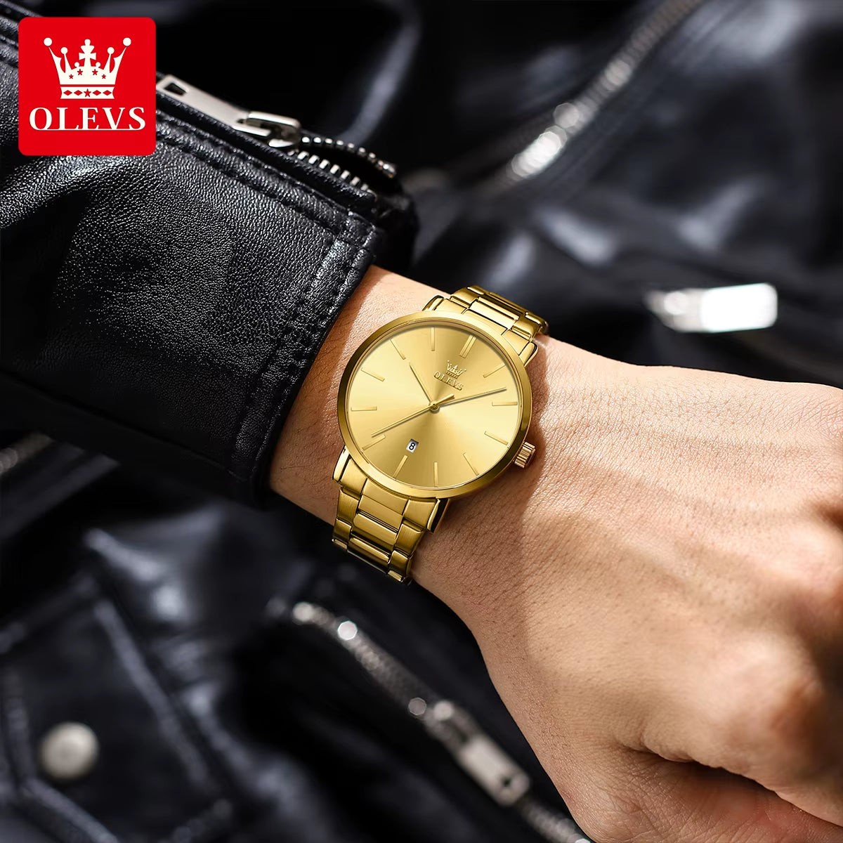 Top Brand Quartz Men'S Watches Original Gold Watch Waterproof Stainless Steel Male Watches Business Luxury Male Reloj